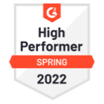 G2 badge for high performer
