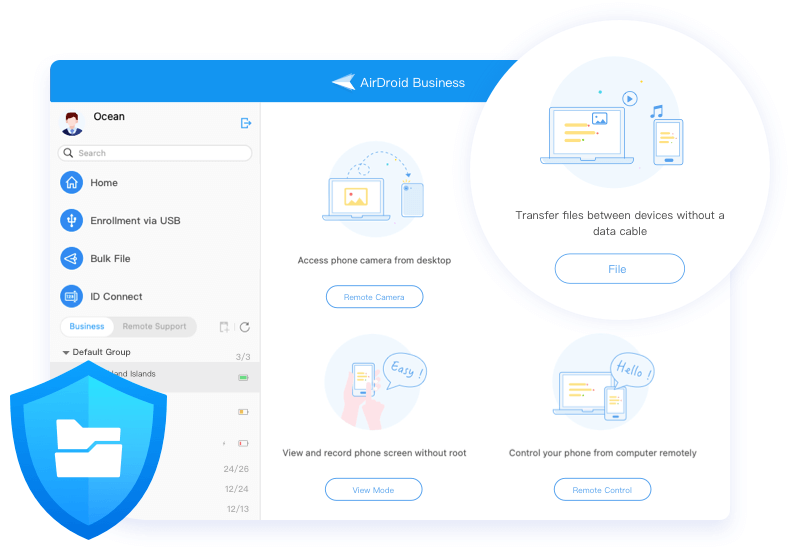 Proteger las transferencias de archivos en ambas direcciones