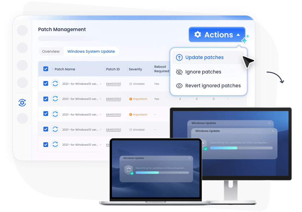AirDroid Business で OTA バッチインストールと Windows パッチ更新のスケジュール設定