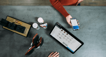 Zahlungen mit einem Android-Tablet vornehmen
