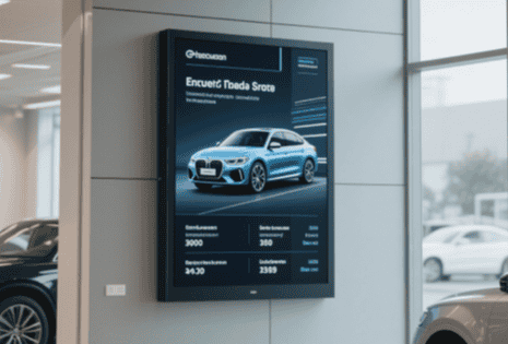 Des salles d'exposition automobile informatives grâce à la solution d'affichage dynamique AirDroid Business