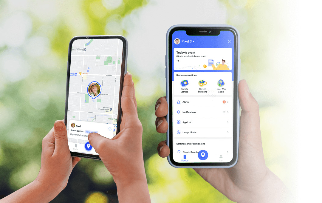 Отслеживайте местоположение с помощью AirDroid Parental Control