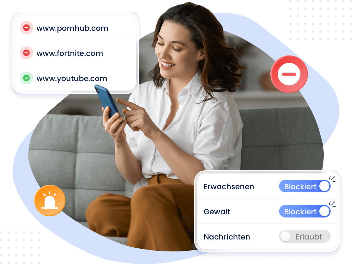 AirDroid Parental Control für Browsing- und Suchaktivitäten von Kindern