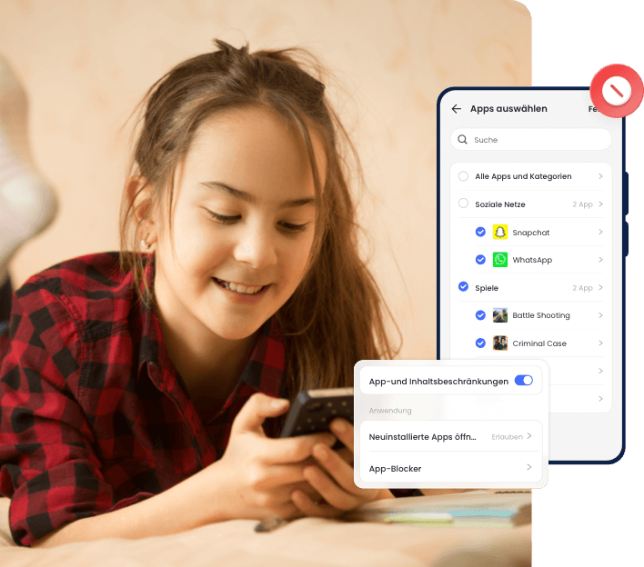 App-Blocker und -Verwaltung
