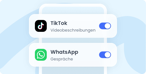 01Apps zur Überwachung auswählen