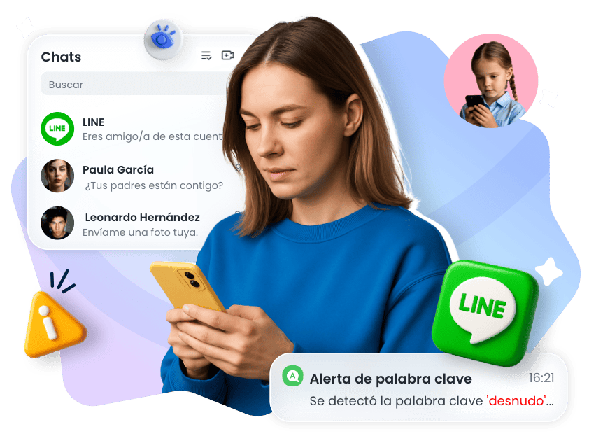 Controles parentales de LINE