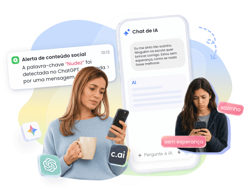 Monitoramento de chat por IA