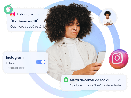 Controles parentais no Instagram