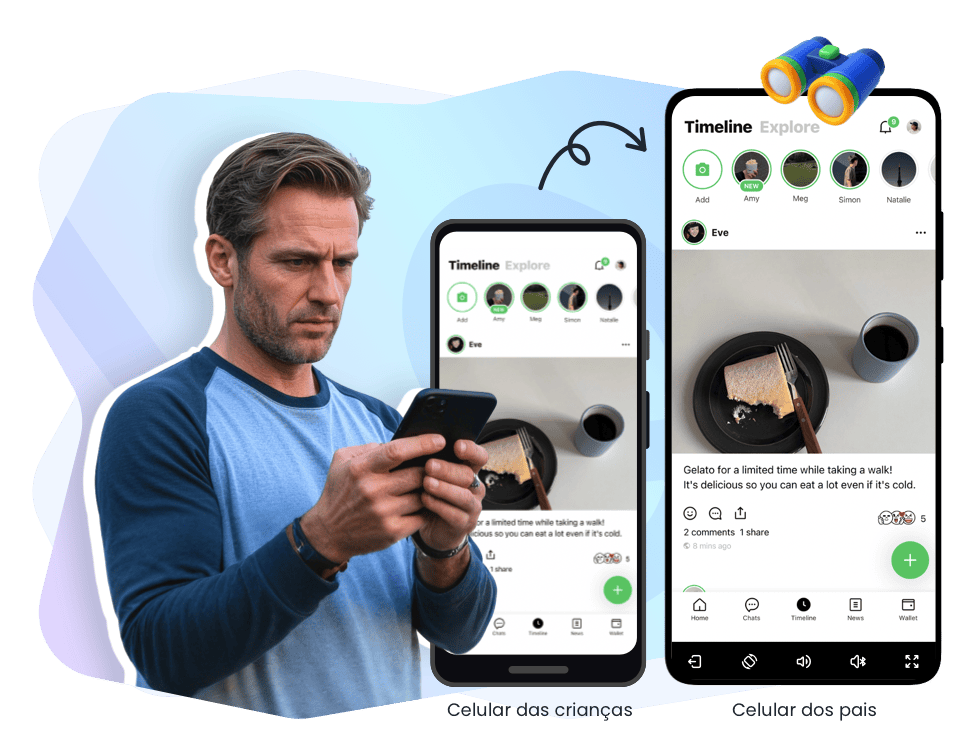 Espelhamento de tela Android