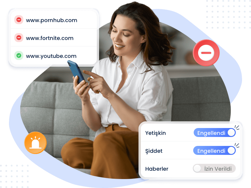 Çocuklar İçin AirDroid Parental Control Web Tarama ve Arama Deneyimi
