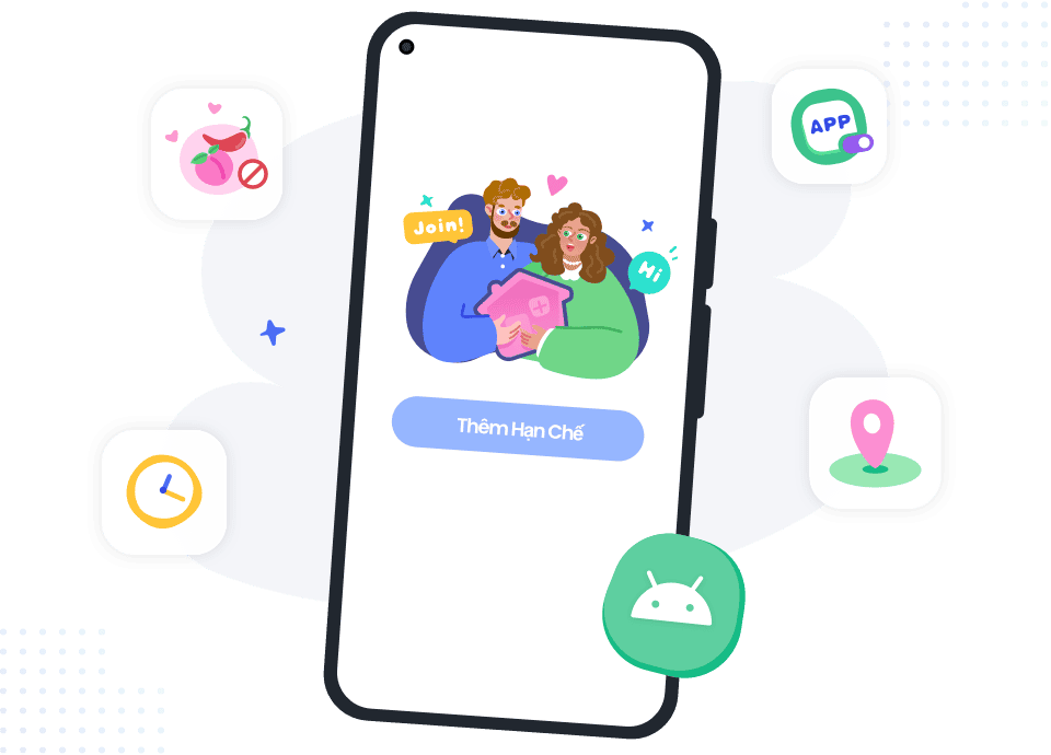 Kiểm soát của cha mẹ trên Android của trẻ