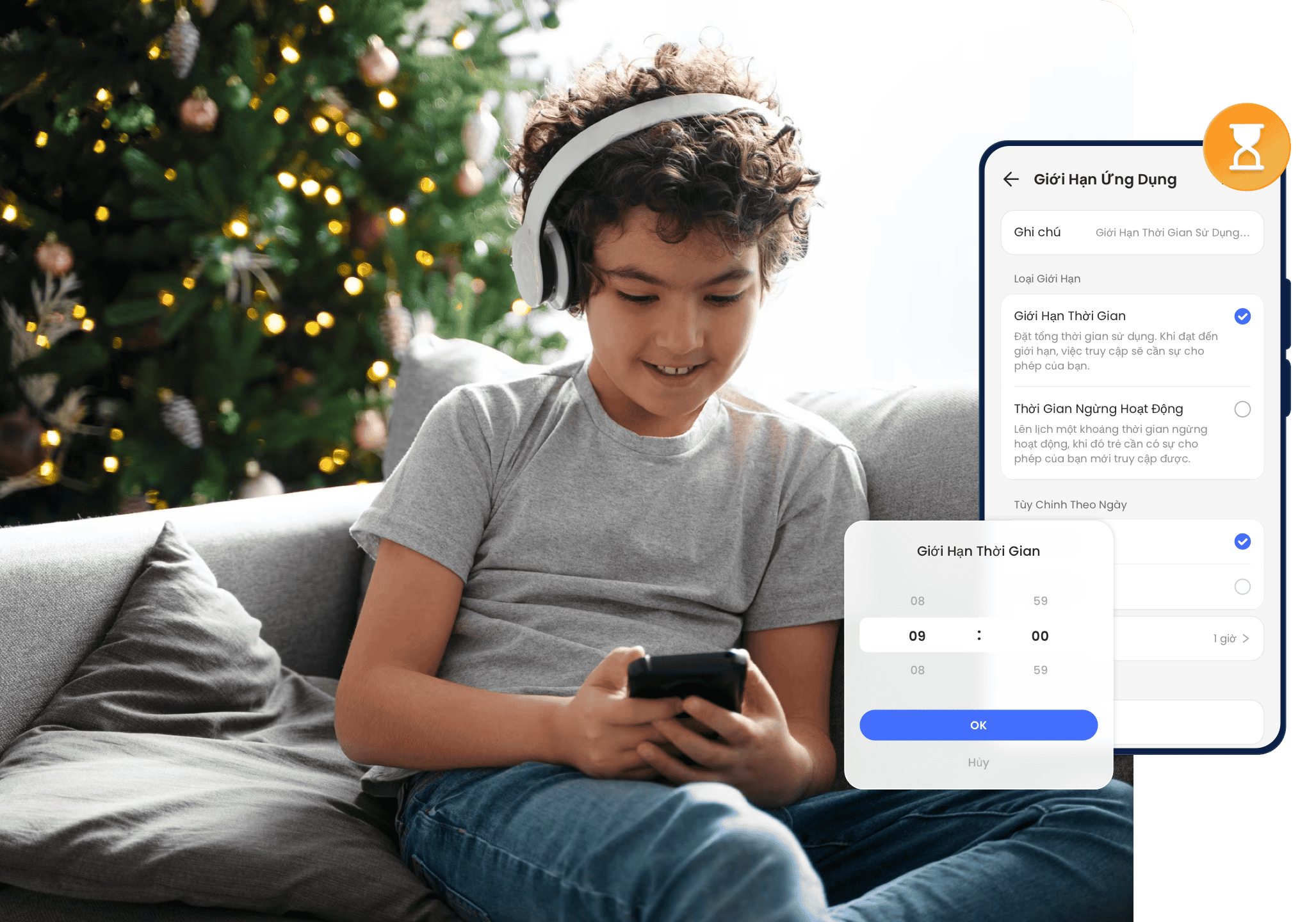 Đặt giới hạn hàng ngày