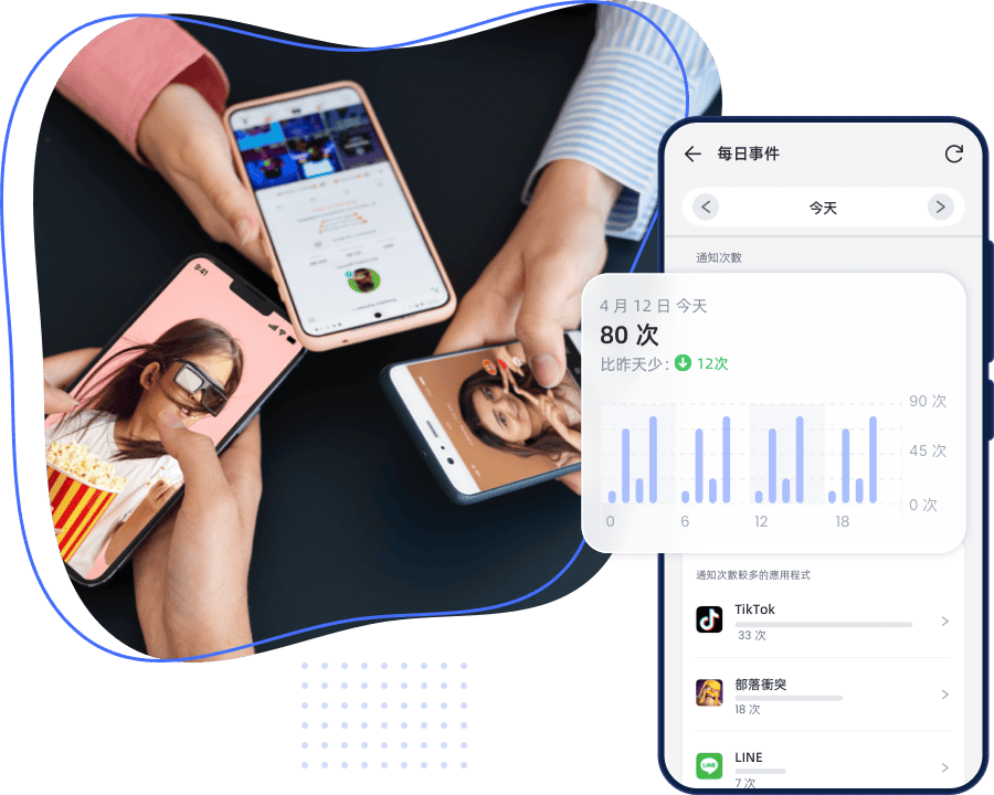 檢查應用程式通知的頻率