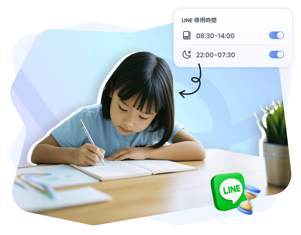管理 LINE 使用時間