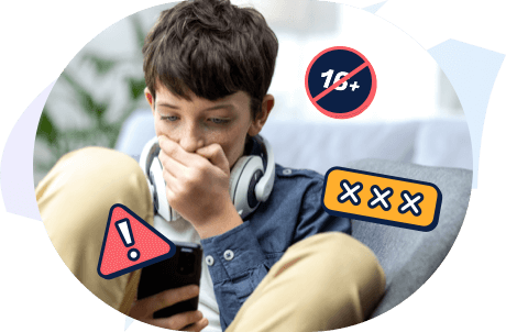 High risk to inappropriate content even though Instagram has its own youth content protection.