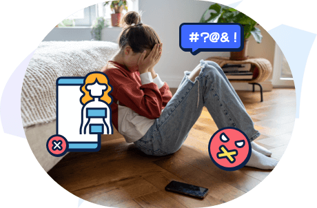 Easier to receive malicious comments, attacks, harassment messages from strangers.