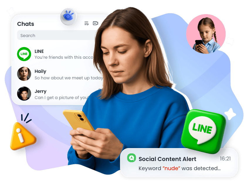 Родительский контроль в LINE