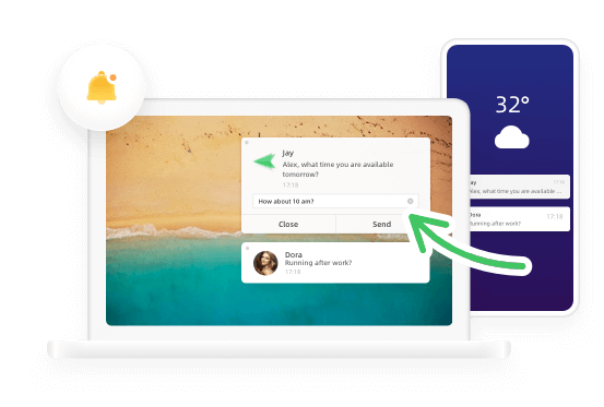 AirDroid Personal Notification management-remotely manage and access notifications on Android. 